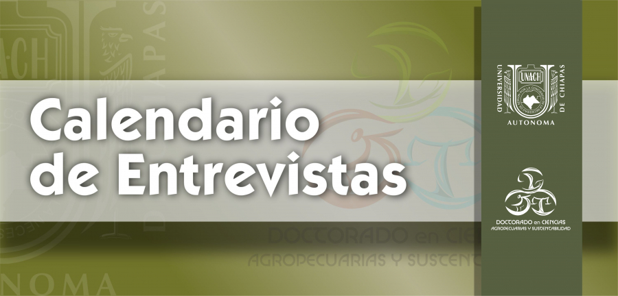 CALENDARIO DE ENTREVISTAS 2026